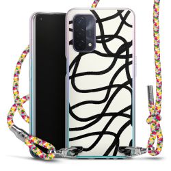 New Carry Case Transparent Stoff colourful/silber