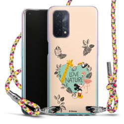 New Carry Case Transparent Stoff colourful/silber