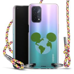 New Carry Case Transparent Stoff colourful/silber