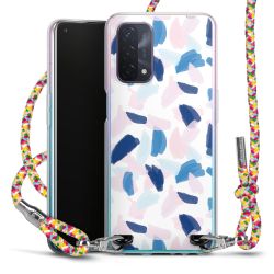 New Carry Case Transparent Stoff colourful/silber