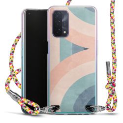 New Carry Case Transparent Stoff colourful/silber