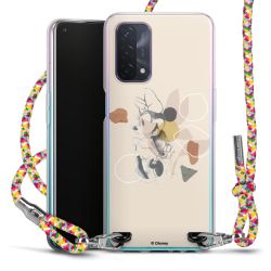 New Carry Case Transparent Stoff colourful/silber