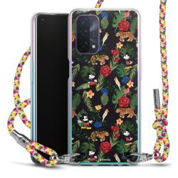 New Carry Case Transparent Stoff colourful/silber