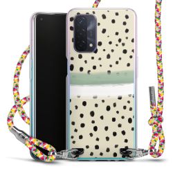 New Carry Case Transparent Stoff colourful/silber