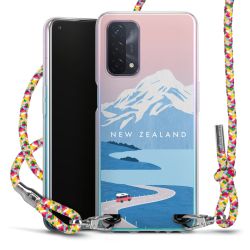 New Carry Case Transparent Stoff colourful/silber