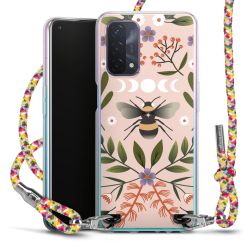 New Carry Case Transparent Stoff colourful/silber