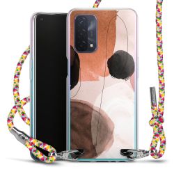 New Carry Case Transparent Stoff colourful/silber