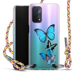 New Carry Case Transparent Stoff colourful/silber