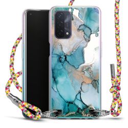 New Carry Case Transparent Stoff colourful/silber