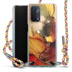 New Carry Case Transparent Stoff colourful/silber