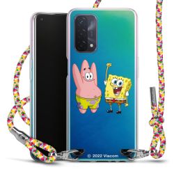 New Carry Case Transparent Stoff colourful/silber