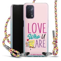 New Carry Case Transparent Stoff colourful/silber