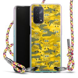 New Carry Case Transparent Stoff colourful/silber