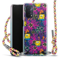 New Carry Case Transparent Stoff colourful/silber