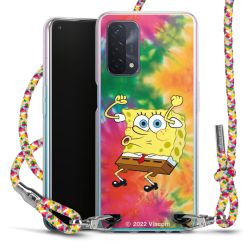 New Carry Case Transparent Stoff colourful/silber