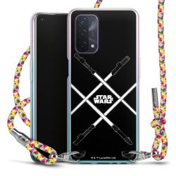 New Carry Case Transparent Stoff colourful/silber