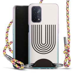 New Carry Case Transparent Stoff colourful/silber