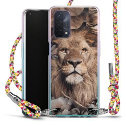 New Carry Case Transparent Stoff colourful/silber