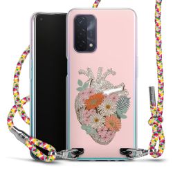 New Carry Case Transparent Stoff colourful/silber