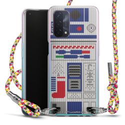 New Carry Case Transparent Stoff colourful/silber