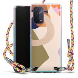 New Carry Case Transparent Stoff colourful/silber