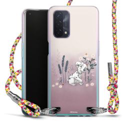 New Carry Case Transparent Stoff colourful/silber