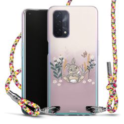 New Carry Case Transparent Stoff colourful/silber