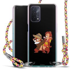 New Carry Case Transparent Stoff colourful/silber