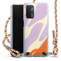 New Carry Case Transparent Stoff colourful/silber