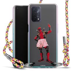 New Carry Case Transparent Stoff colourful/silber