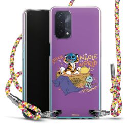 New Carry Case Transparent Stoff colourful/silber