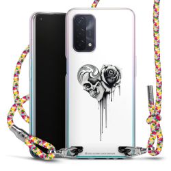 New Carry Case Transparent Stoff colourful/silber