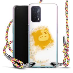 New Carry Case Transparent Stoff colourful/silber