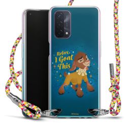 New Carry Case Transparent Stoff colourful/silber