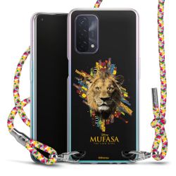 New Carry Case Transparent Stoff colourful/silber