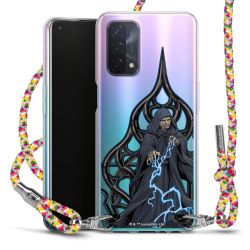 New Carry Case Transparent Stoff colourful/silber