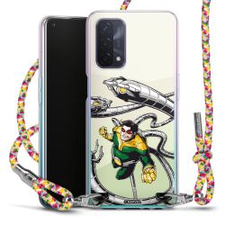 New Carry Case Transparent Stoff colourful/silber