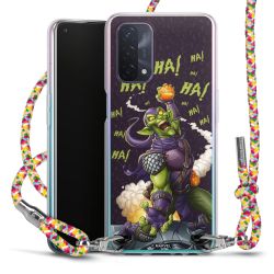 New Carry Case Transparent Stoff colourful/silber