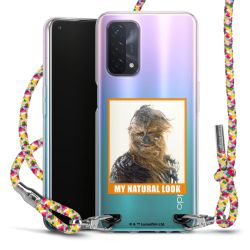 New Carry Case Transparent Stoff colourful/silber