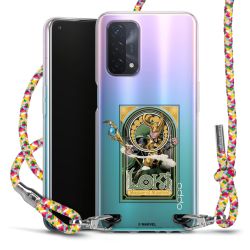 New Carry Case Transparent Stoff colourful/silber