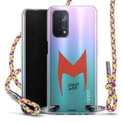 New Carry Case Transparent Stoff colourful/silber