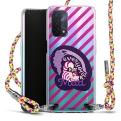 New Carry Case Transparent Stoff colourful/silber