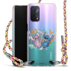 New Carry Case Transparent Stoff colourful/silber