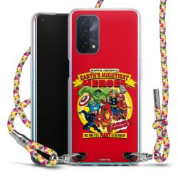 New Carry Case Transparent Stoff colourful/silber