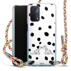 New Carry Case Transparent Stoff colourful/silber