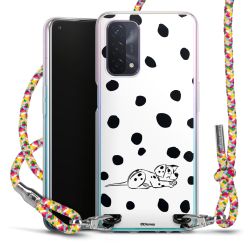 New Carry Case Transparent Stoff colourful/silber