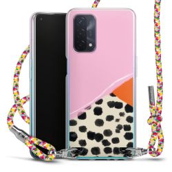 New Carry Case Transparent Stoff colourful/silber