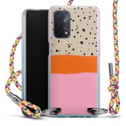 New Carry Case Transparent Stoff colourful/silber