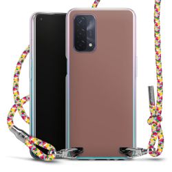 New Carry Case Transparent Stoff colourful/silber