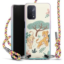 New Carry Case Transparent Stoff colourful/silber